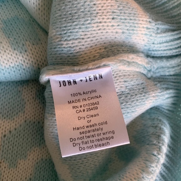 John + Jenn Leopard Print Knit Sweater Sz: XS - Picture 6 of 6
